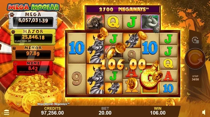 Mega Moolah Slot Game 14