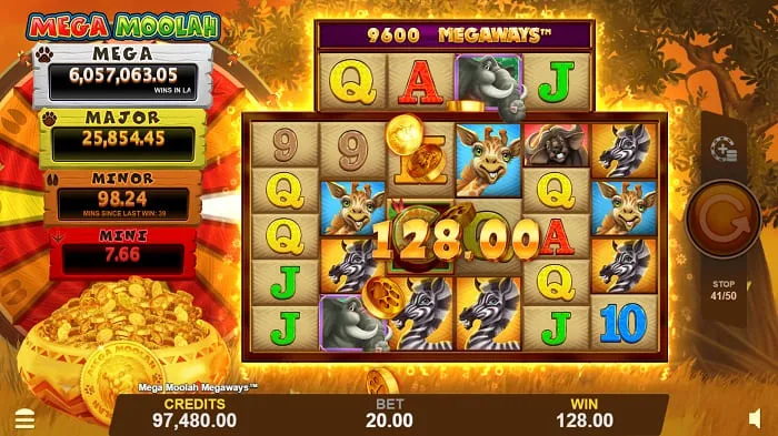 Mega Moolah Slot Game 16