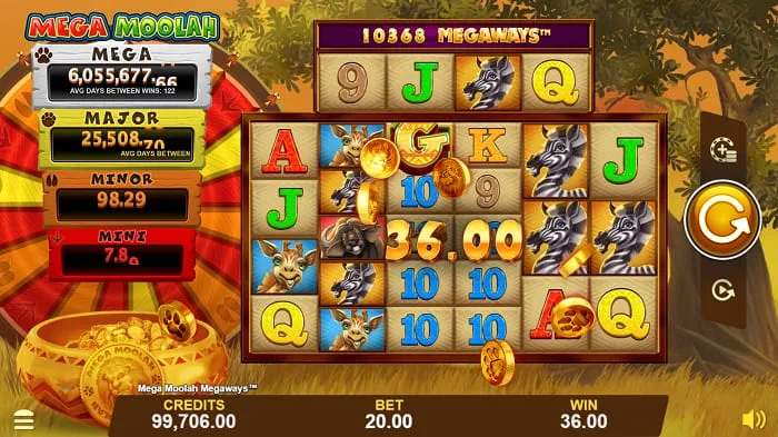 Mega Moolah Slot Game 2