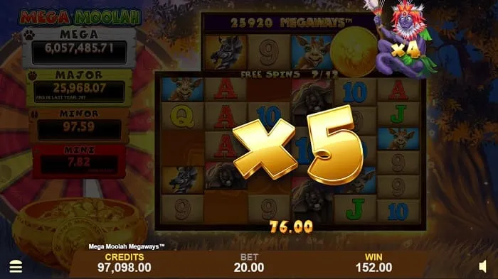 Mega Moolah Slot Game 20