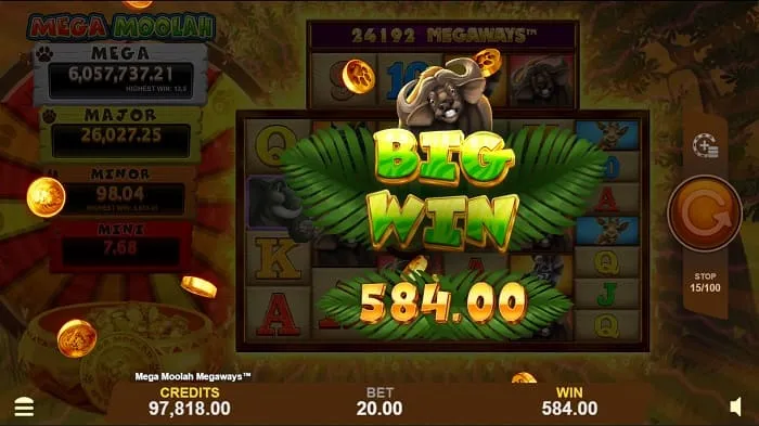 Mega Moolah Slot Game 26