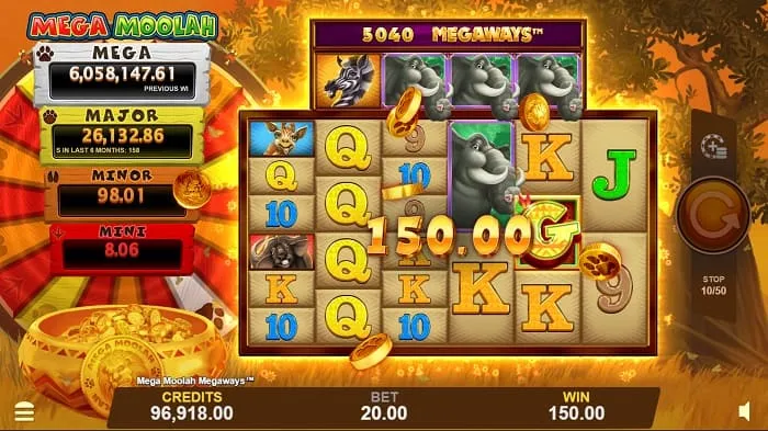 Mega Moolah Slot Game 29