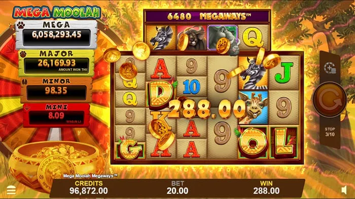 Mega Moolah Slot Game 30