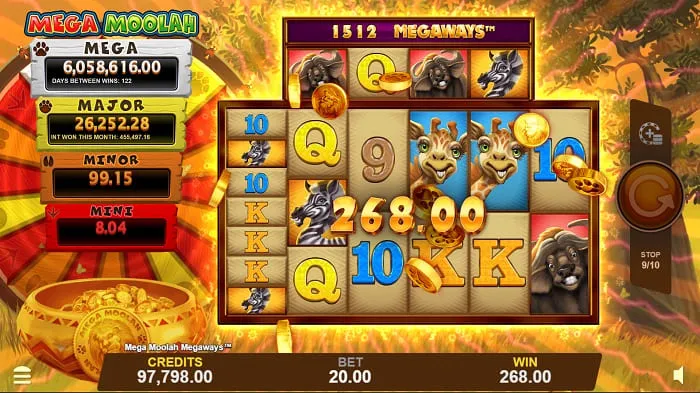 Mega Moolah Slot Game 38