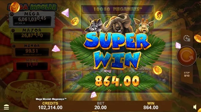 Mega Moolah Slot Game 54