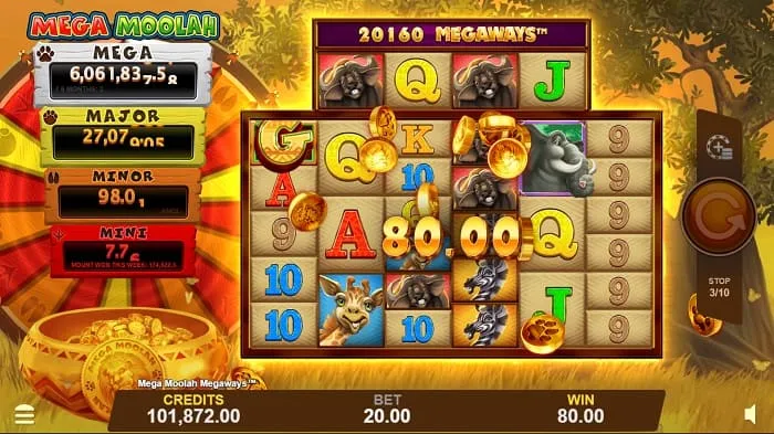 Mega Moolah Slot Game 60