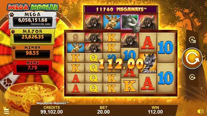 Mega Moolah Slot Game 9